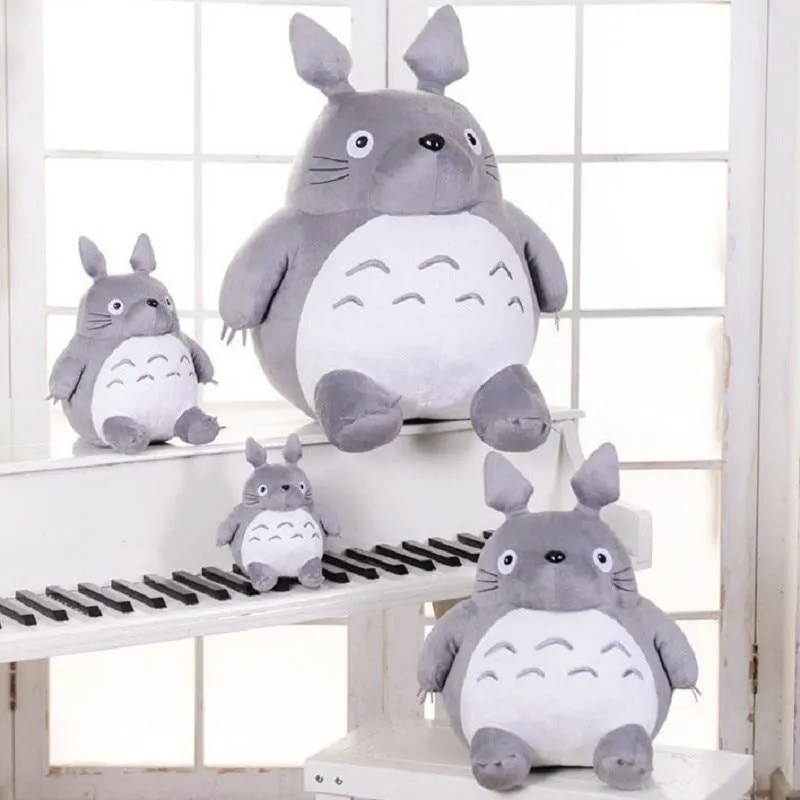 20/30/45cm Totoro Plush Toys Soft Stuffed Animals Anime Cartoon Pillow Cushion Cute Fat Cat  Animals Children Birthday Xmas Gift