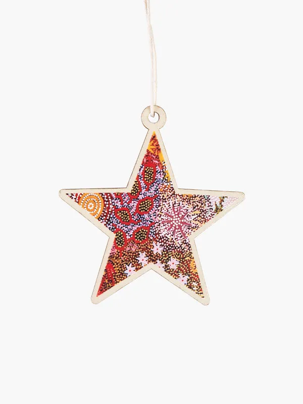 Aboriginal Christmas Star Decoration Grandmother's Country