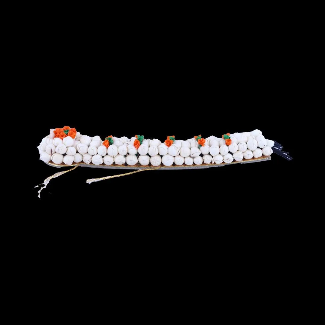 Amman Jadai - 12 x 2.5 Inches | Artificial Flower Jadai/ Varalakshmi Decor/ Hair Accessories for Deity