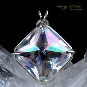 Angel Aura Quartz Magician Stone Pendant