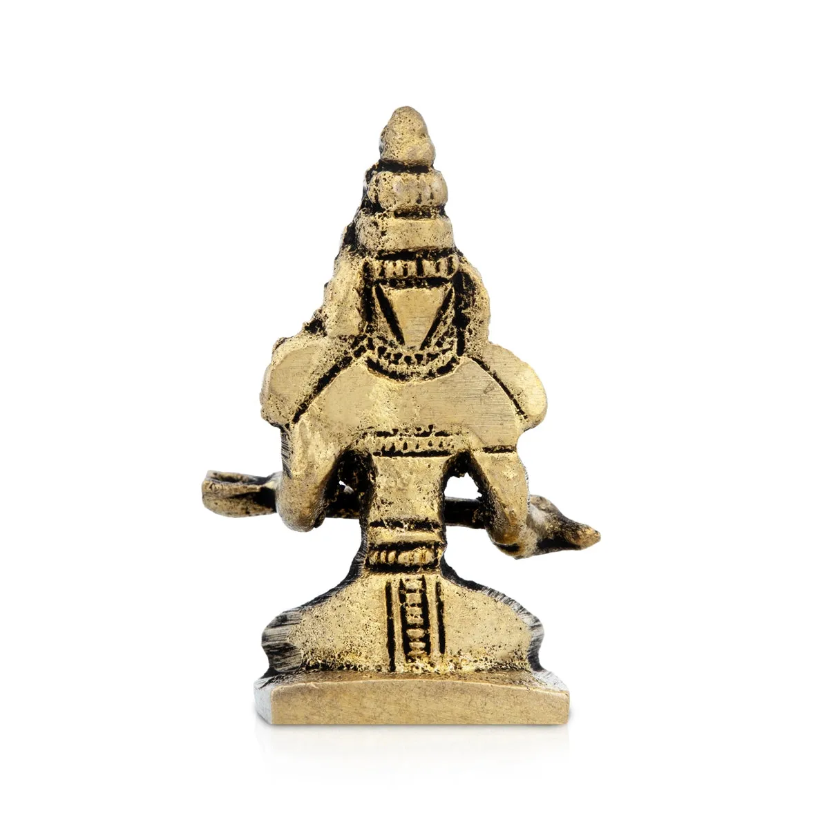 Annapoorani Statue - 1.5 x 1.25 Inches | Brass Idol/ Annapoorani Idol for Pooja/ 35 Gms Approx