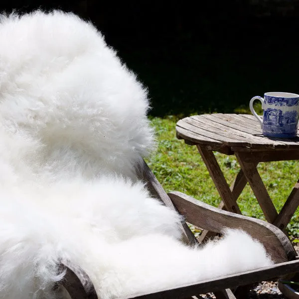 British Sheepskin Rug - Natural White / Cream