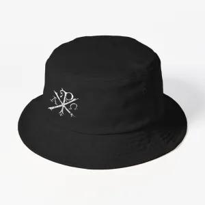 Christian Chi Rho Labarum Christogram Cross Faith Bucket Hat