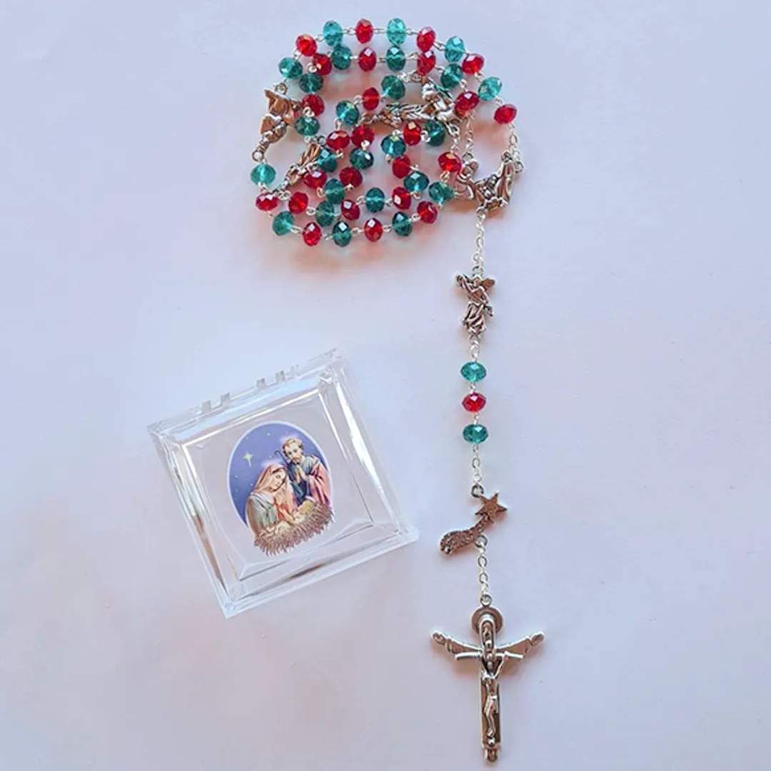 Christmas Rosary - Smaller Beads