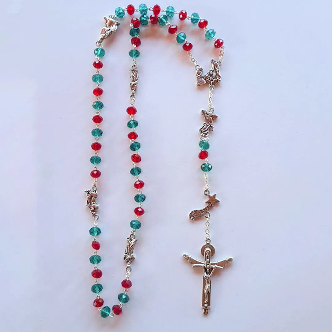 Christmas Rosary - Smaller Beads