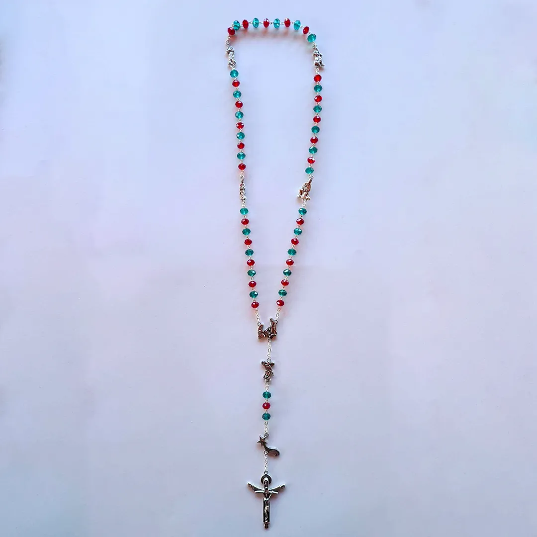 Christmas Rosary - Smaller Beads