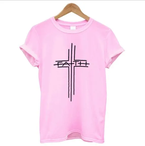 Faith Cross Christian Statement Shirt