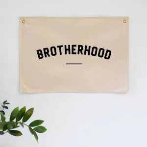 Gladfolk - Brotherhood Modern Canvas Banner • Brotherhood Wall Flag