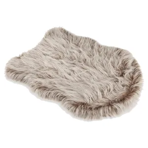 GlamPet Orthopedic Faux Fur Rug Mat