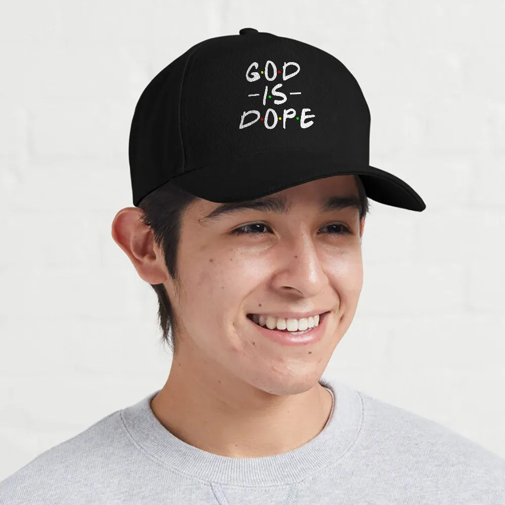 God Is Dope Christian Funny Religious Jesus Faith Men Women Cap