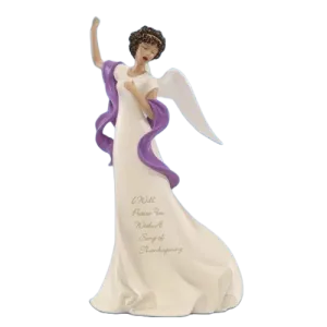 Hamilton Collection I Will Praise You with a Song of Thanksgiving Angels of Praise Collection Figurine