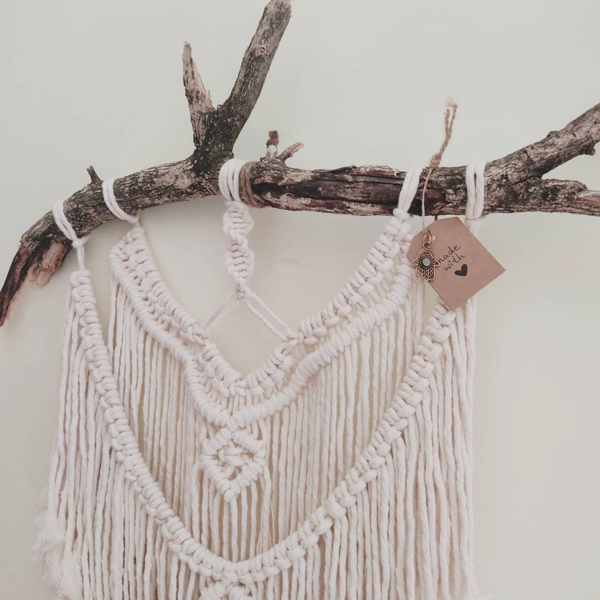 Handmade Bohemian Macrame Wall Hanging