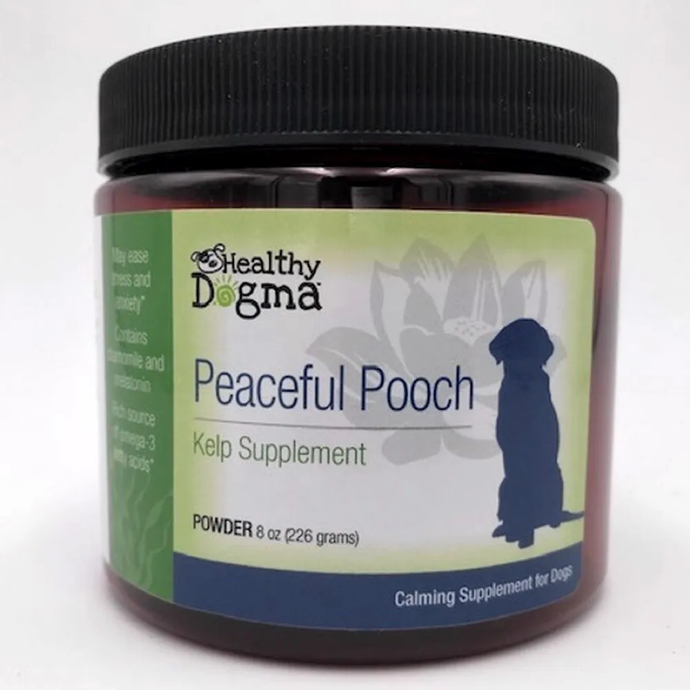 Healthy Dogma Peaceful Pooch Calming Dog Supplements 8oz