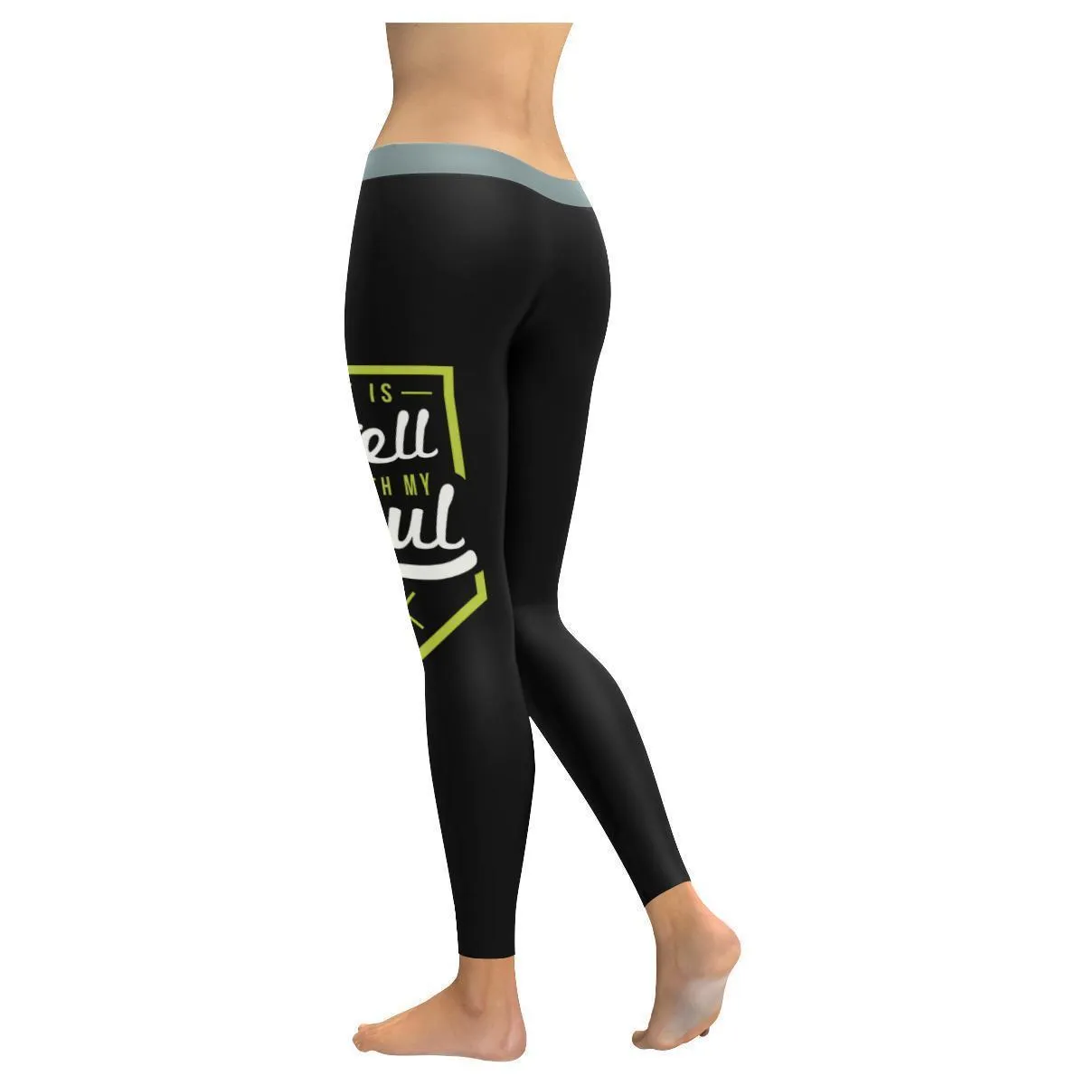 It Is Well With My Soul Christian Jesus Faith Upf40  Womens Leggings - Christian Leggings For Women