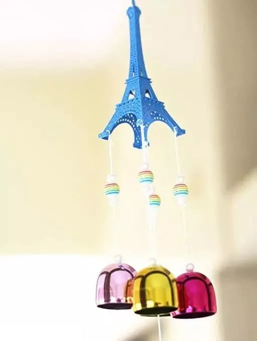 Jangra Eiffel Tower Wind Chimes with Sweet Sound | 18 Inch Long