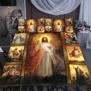 Jesus I Trust In You Jesus Bedding Set - Christian Bedding Sets