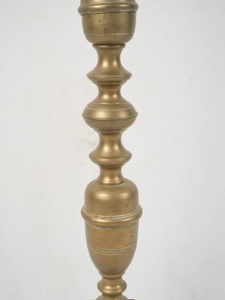 Large 19th Century French Church Altar Candlestick 39"