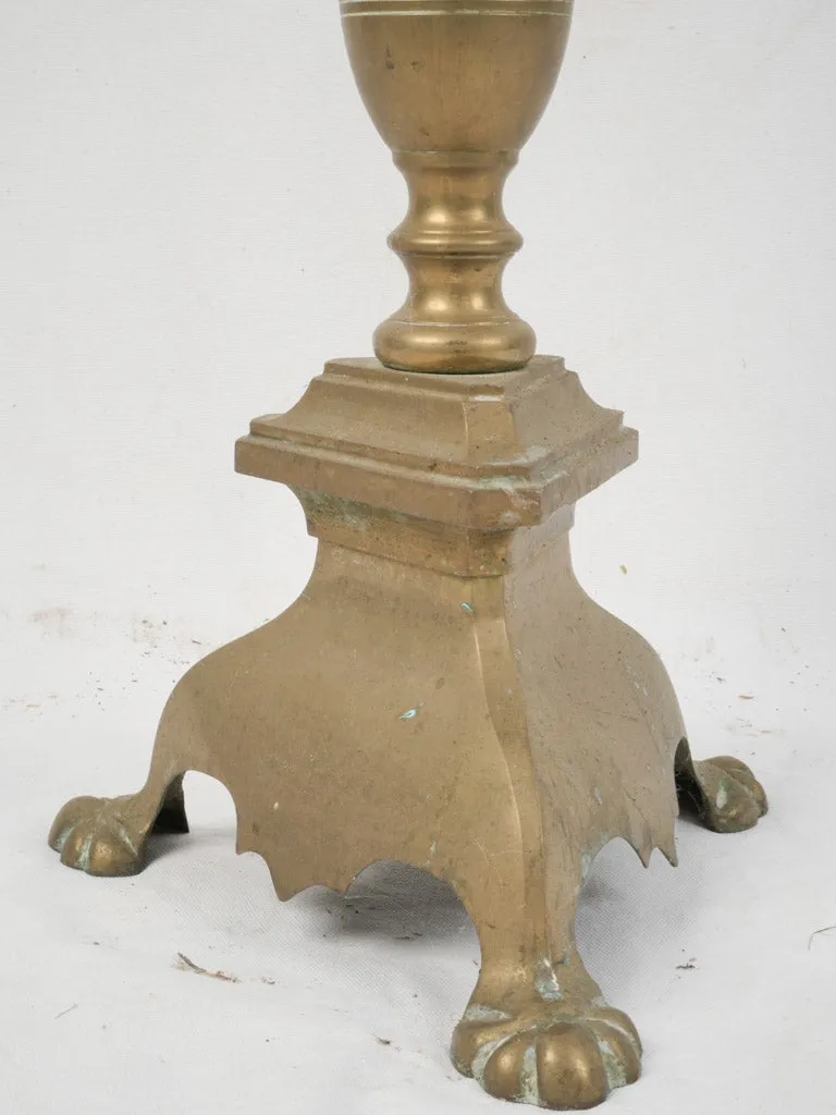 Large 19th Century French Church Altar Candlestick 39"