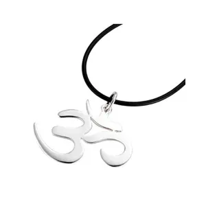 Men's Women's Large 925 Sterling Silver Om  Aum Pendant