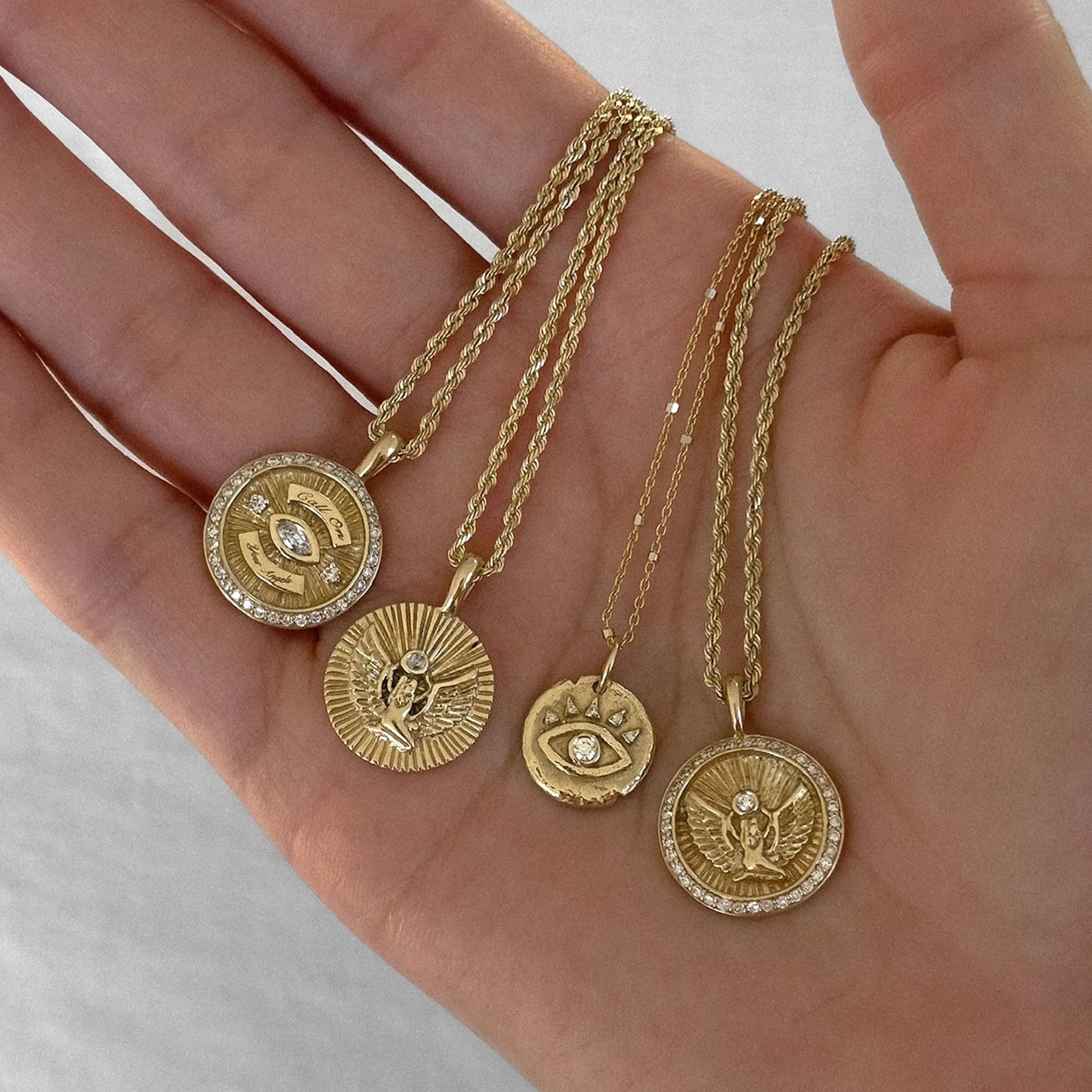 Mini Lady Isis Coin Pendant Necklace | Ready to Ship