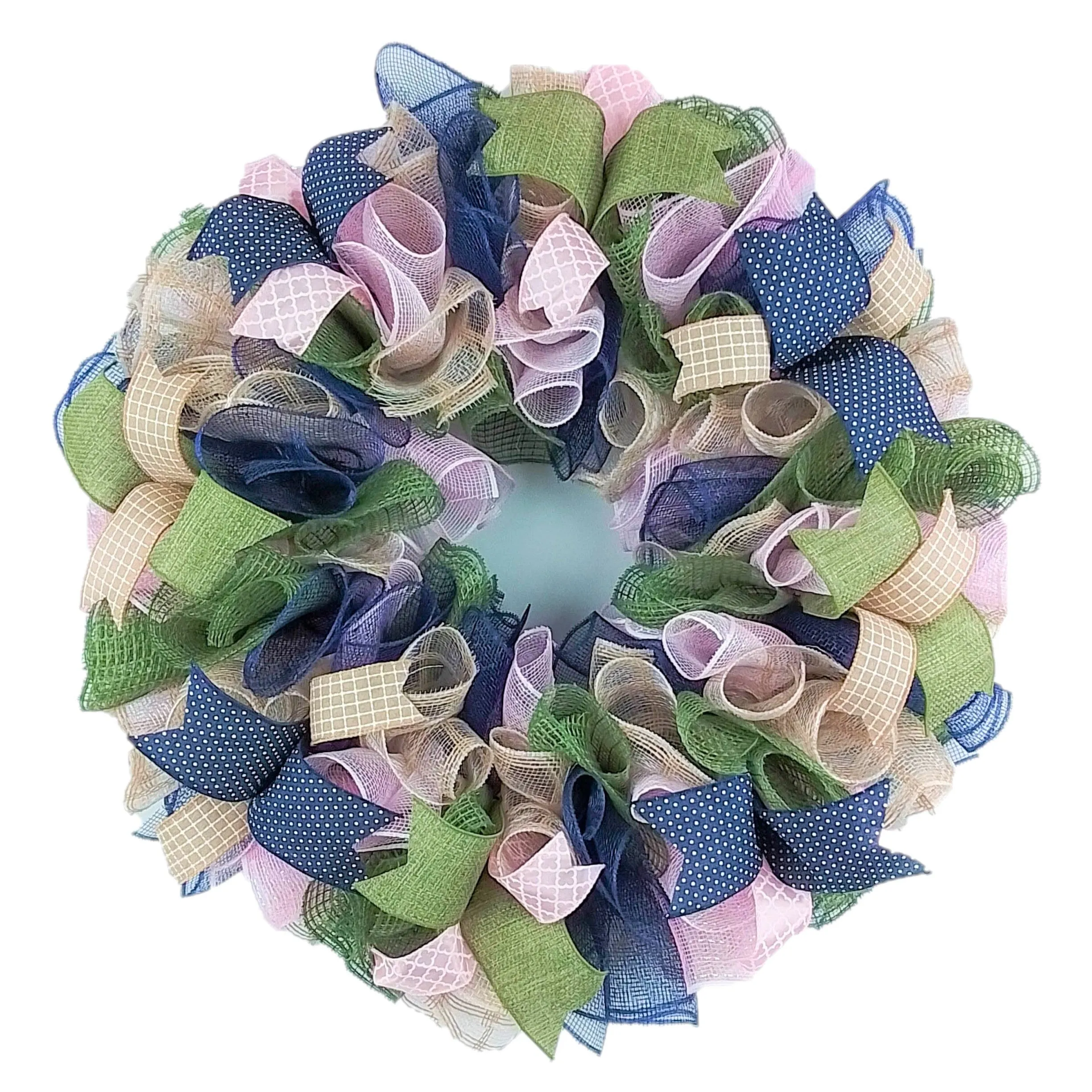 Moss Green and Blush Pink Wreath, Neutral Everyday Decor, Perfect Mother's Day Gift