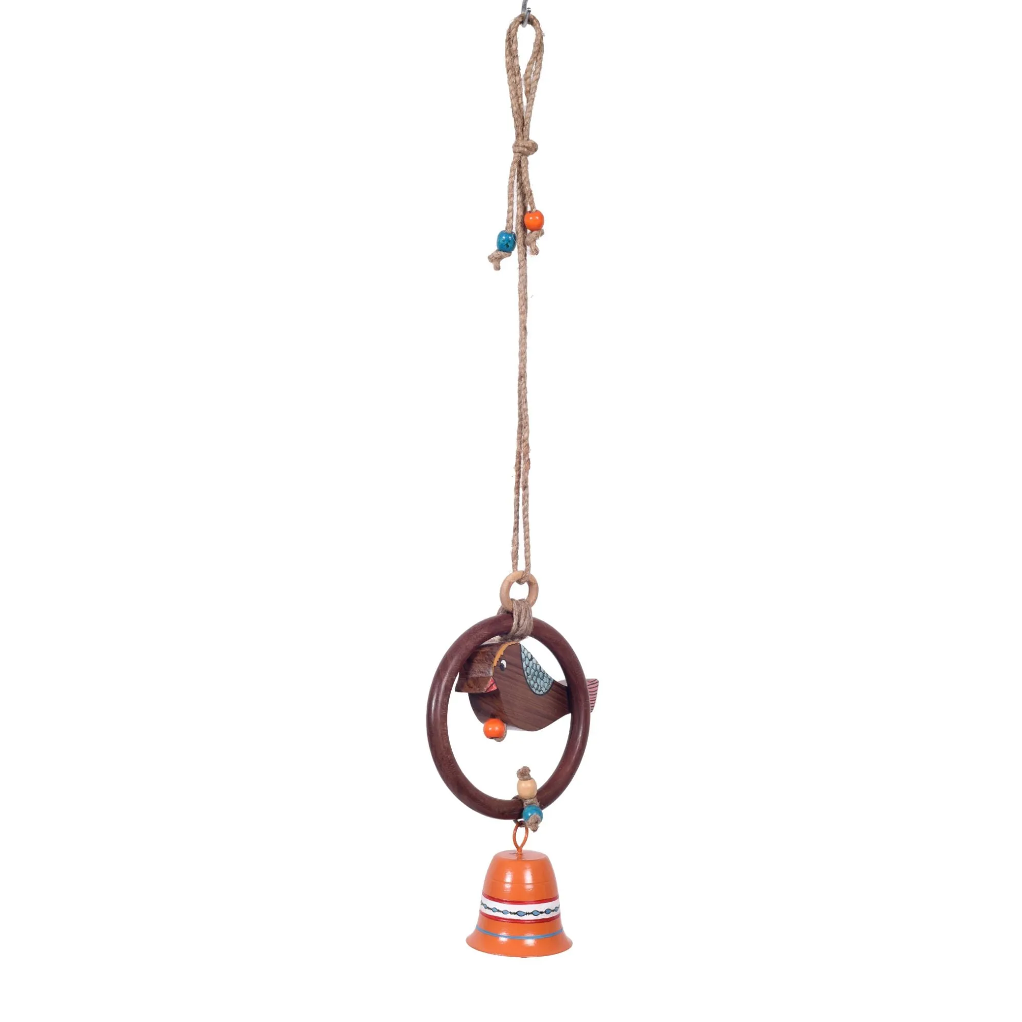 Nature'S Melody Wooden Bird Windchime (4.5x5x21)