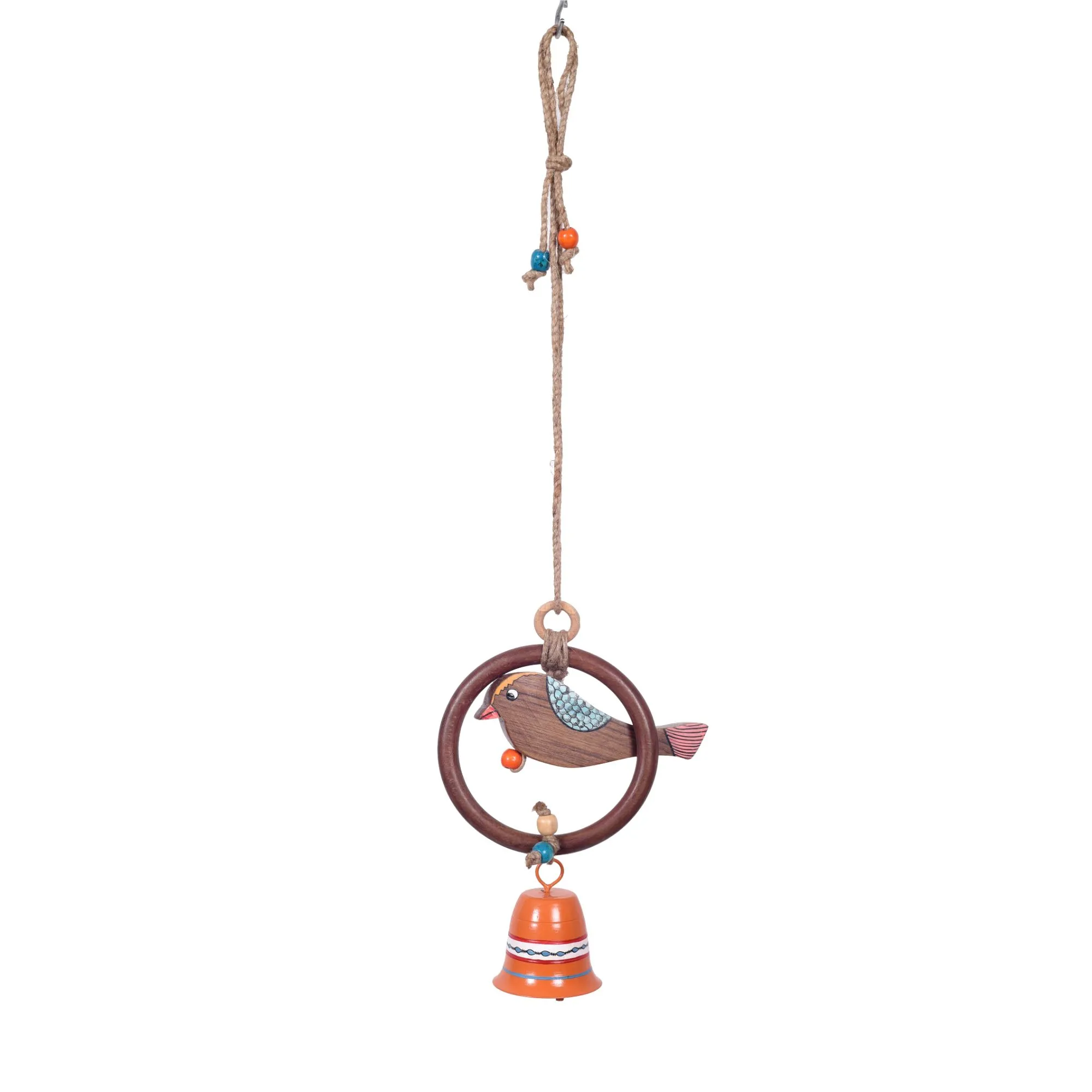 Nature'S Melody Wooden Bird Windchime (4.5x5x21)