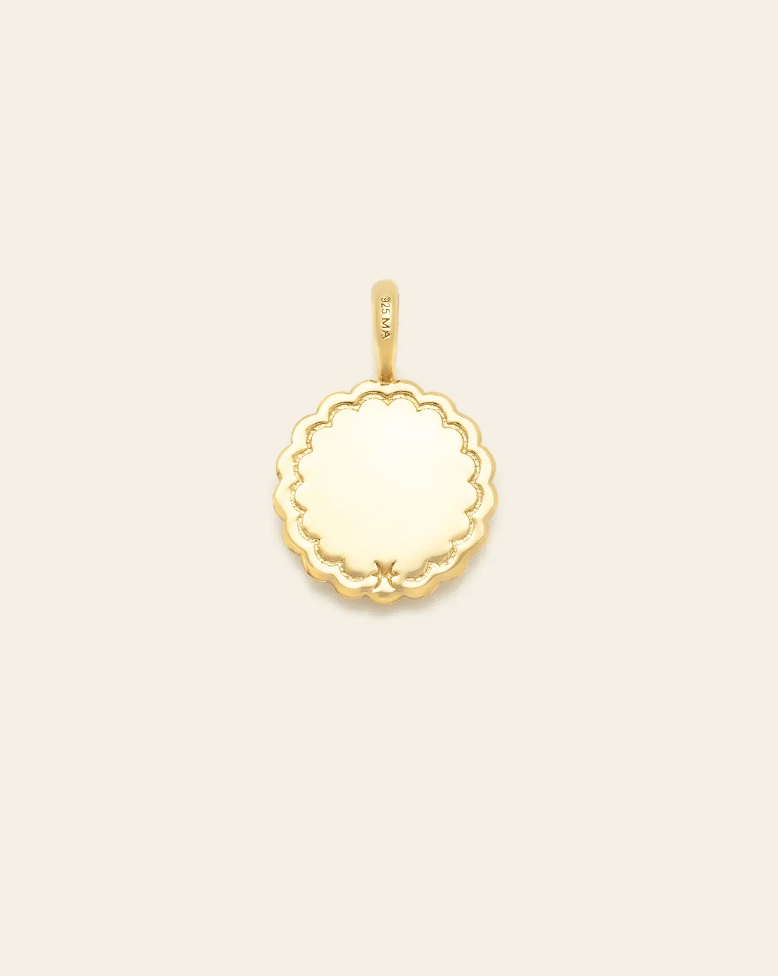 Pisces Medallion - Gold Vermeil