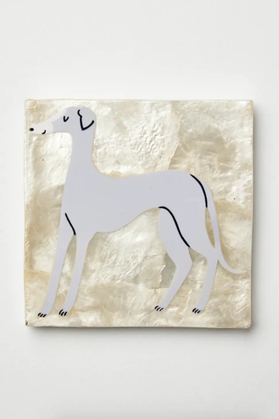 Pup Greyhound Tile