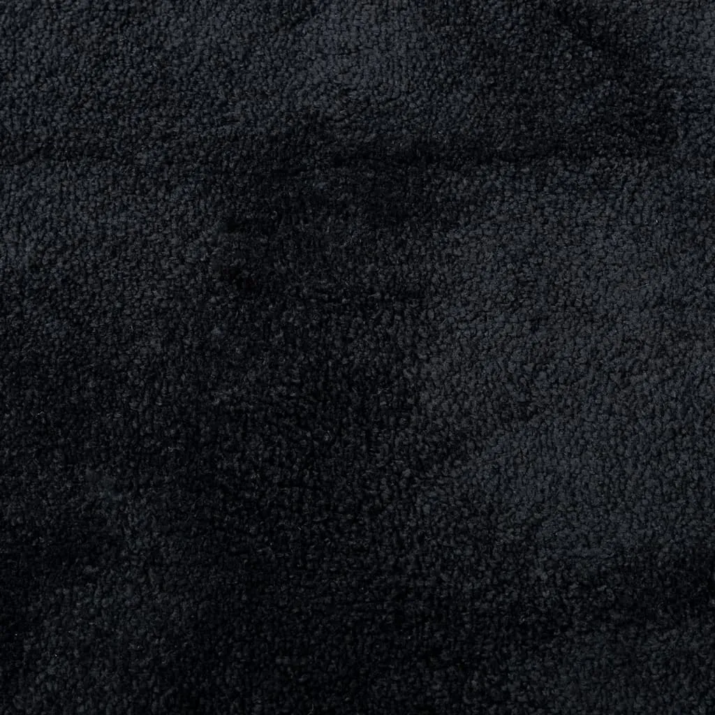 Rug OVIEDO Short Pile Black Ø 280 cm