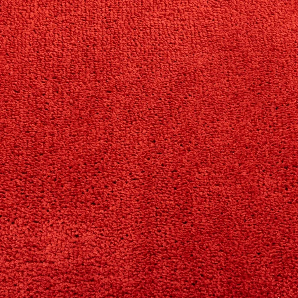 Rug OVIEDO Short Pile Red 140x200 cm