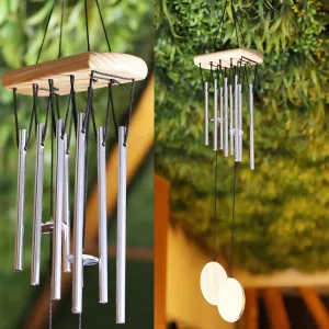 sculpmart Wind Chimes for Home Positive Energy - Hanging Bells for Home Decoration and Balcony Decor with Melody Sound (8-Pipe)