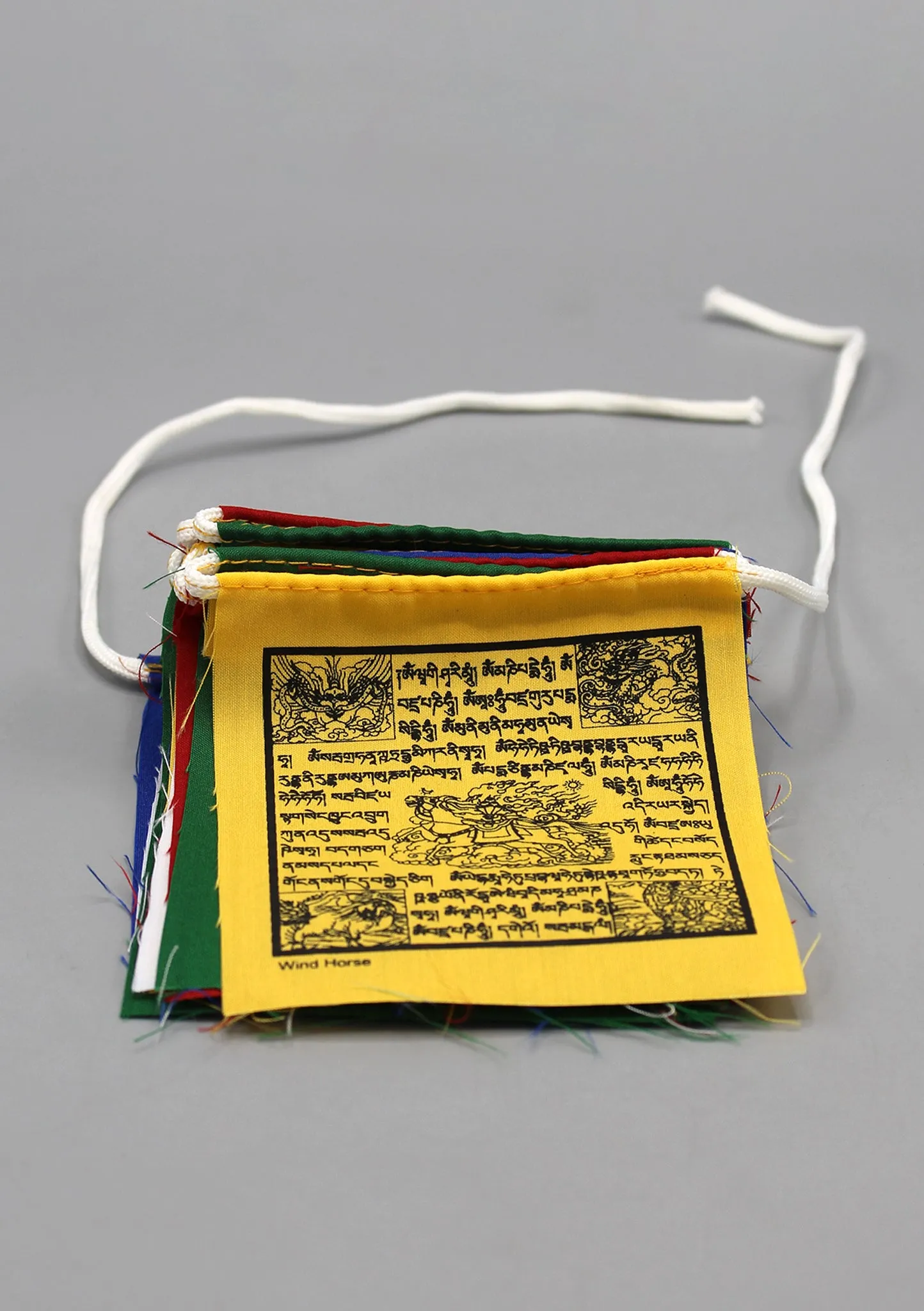 Tibetan Buddhist Mixed Dieties and Windhorse Prayer Flags