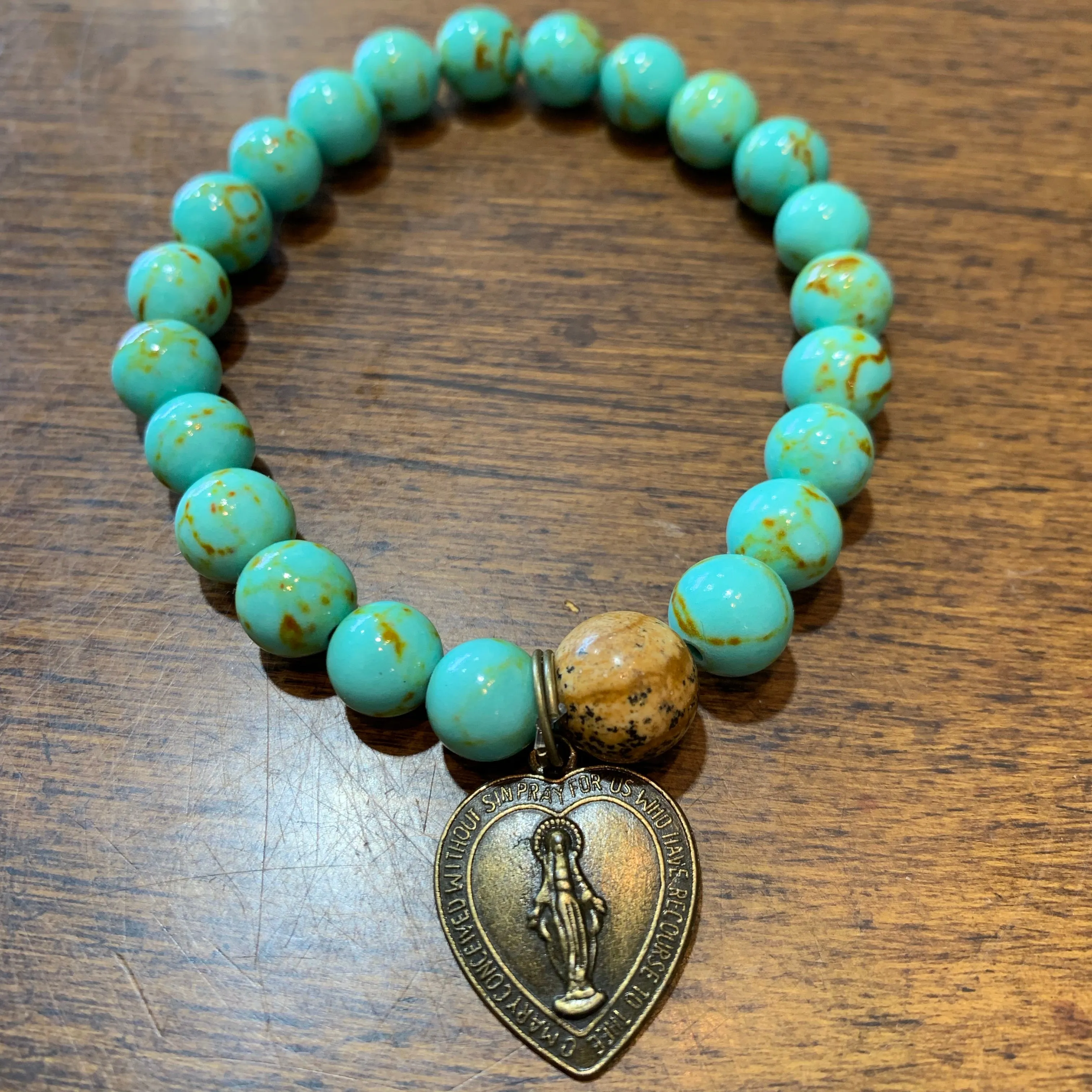 Turquoise & Bronze Bracelets