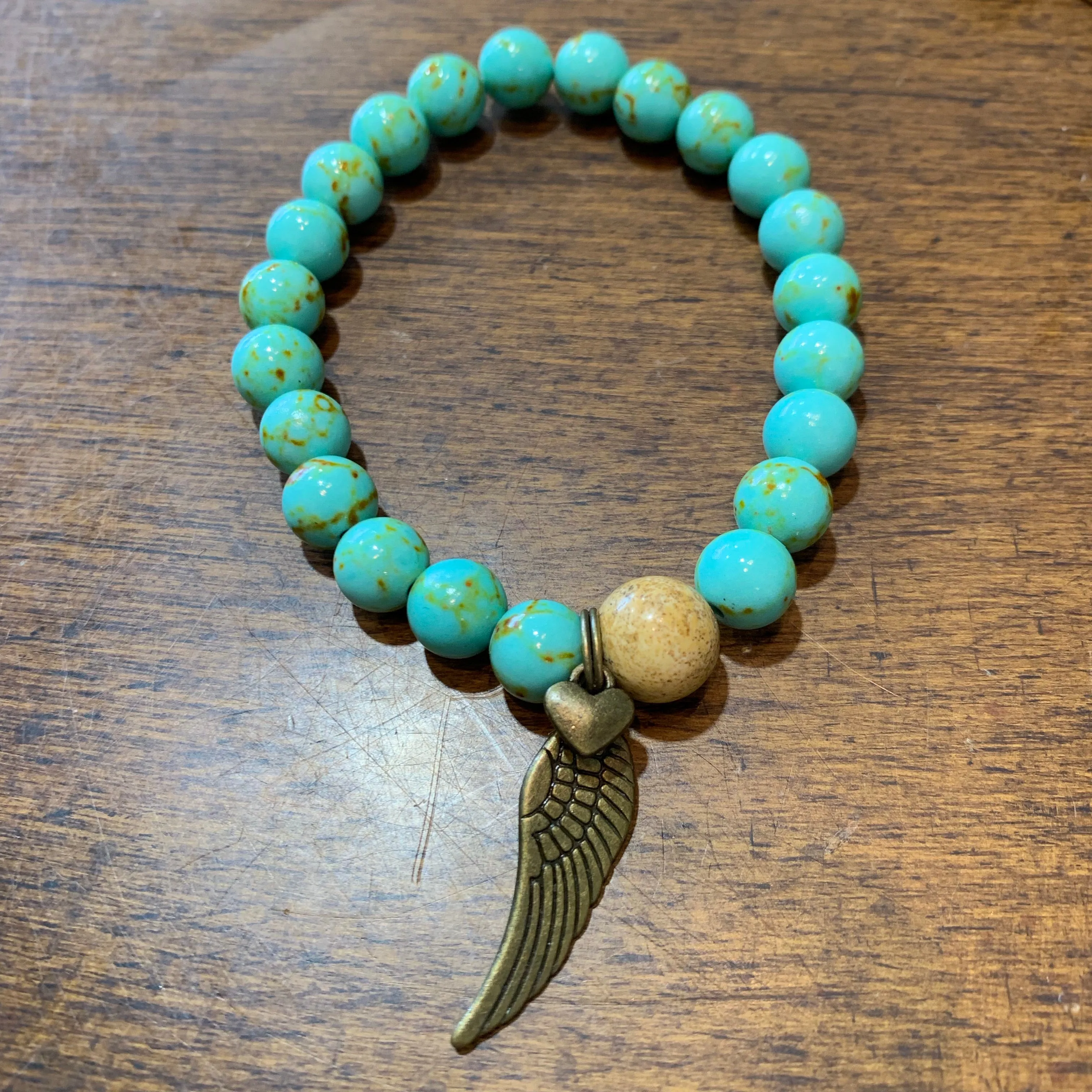 Turquoise & Bronze Bracelets