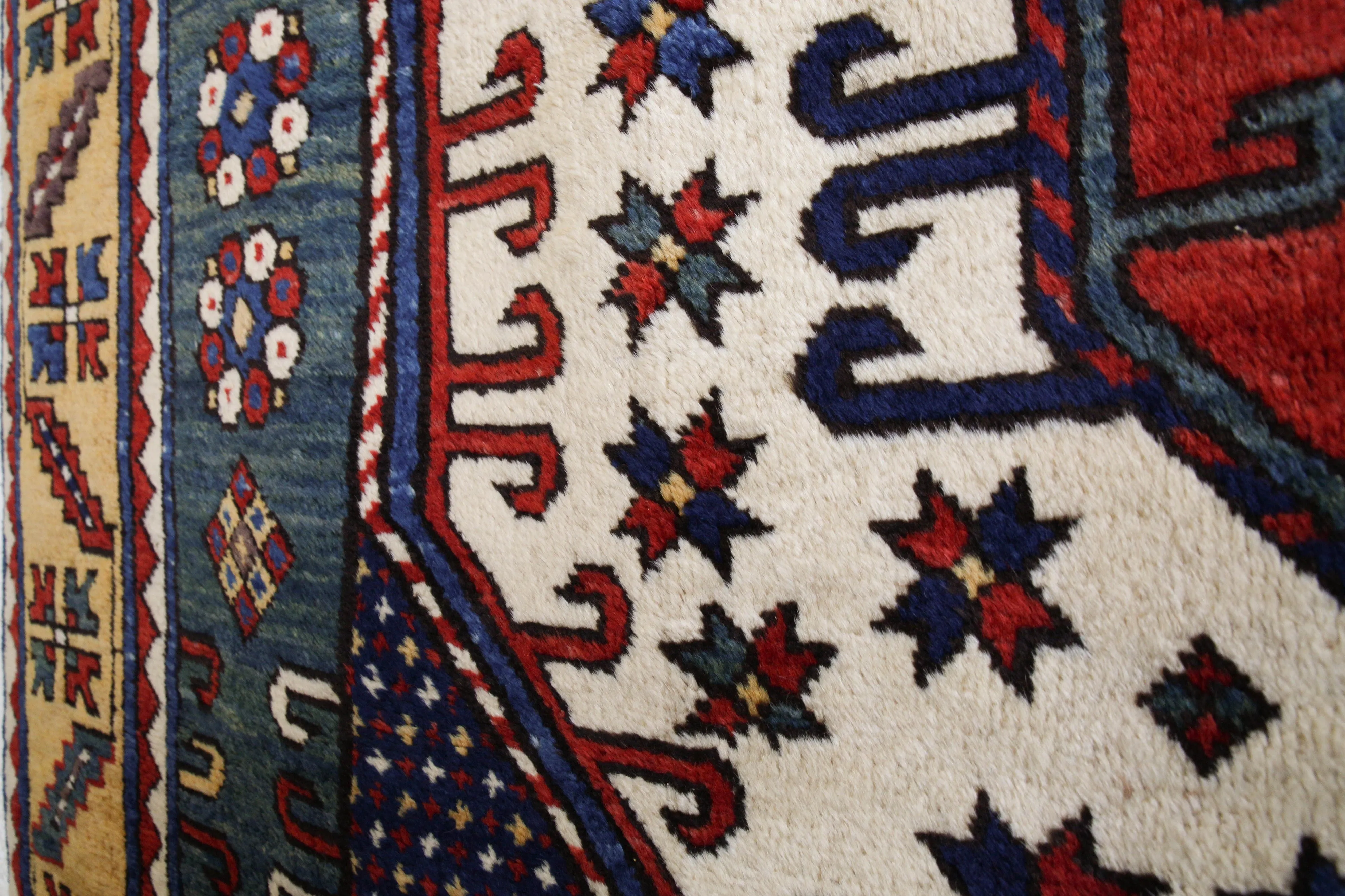 Vintage Kazak Karachov Rug