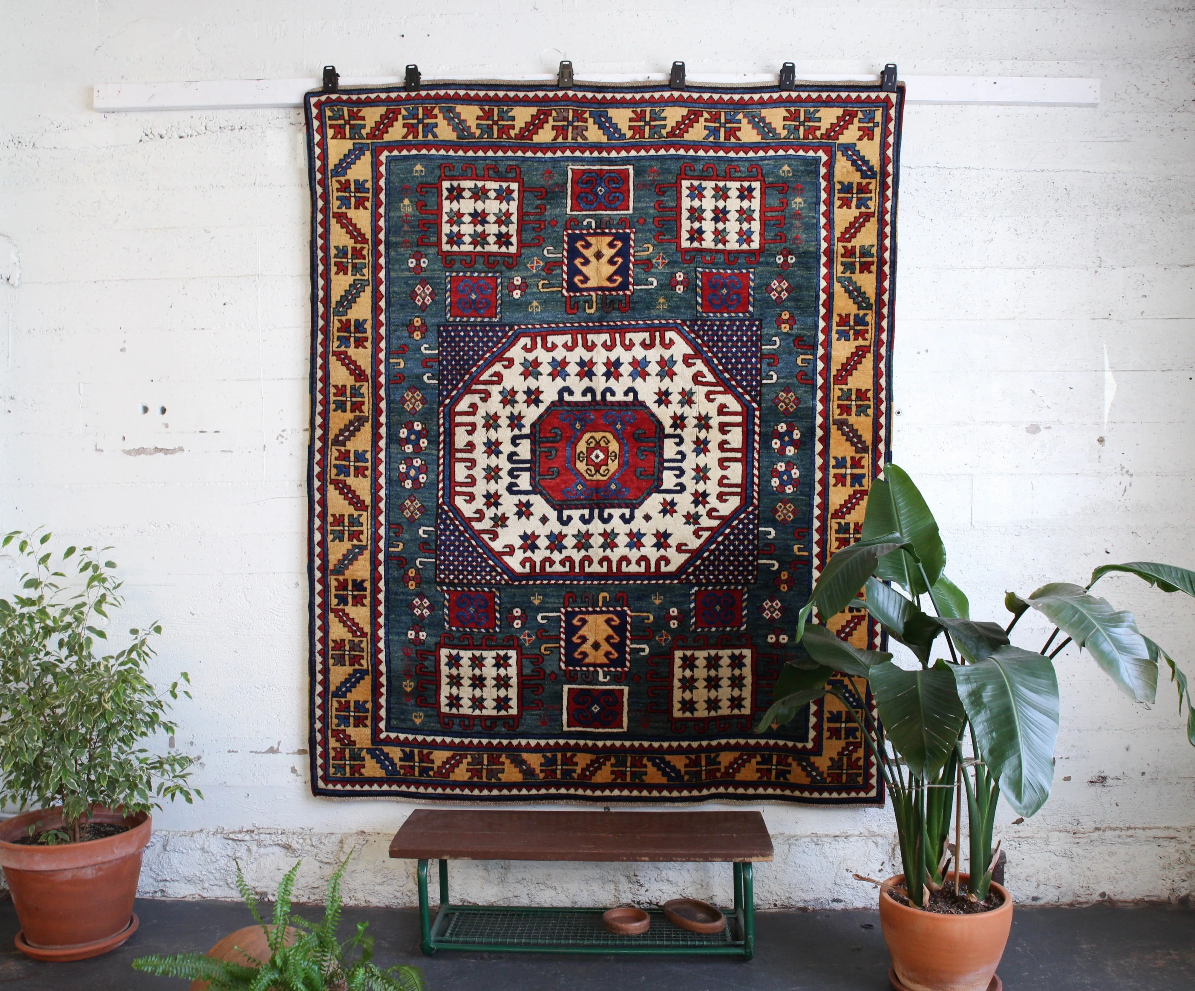 Vintage Kazak Karachov Rug