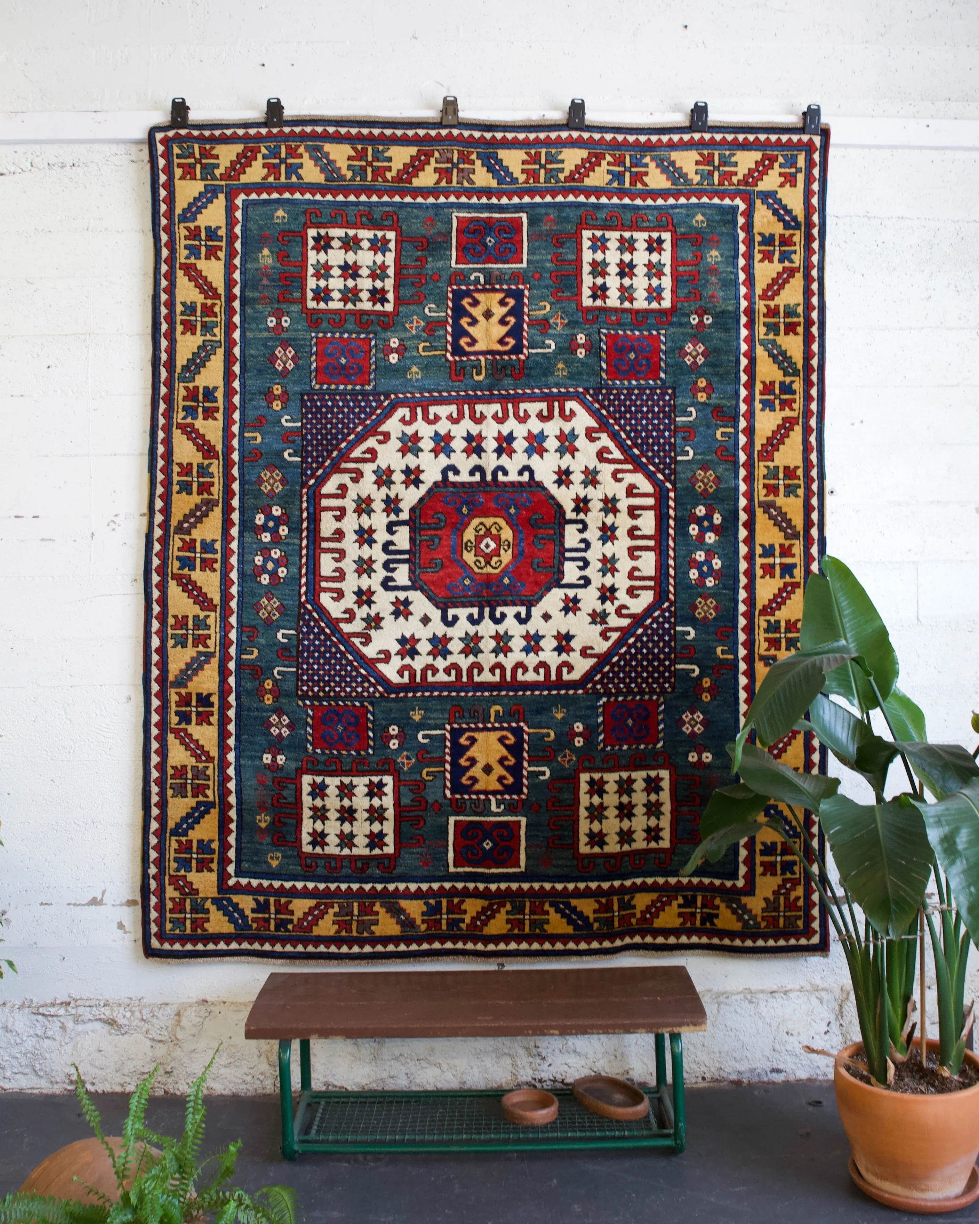 Vintage Kazak Karachov Rug