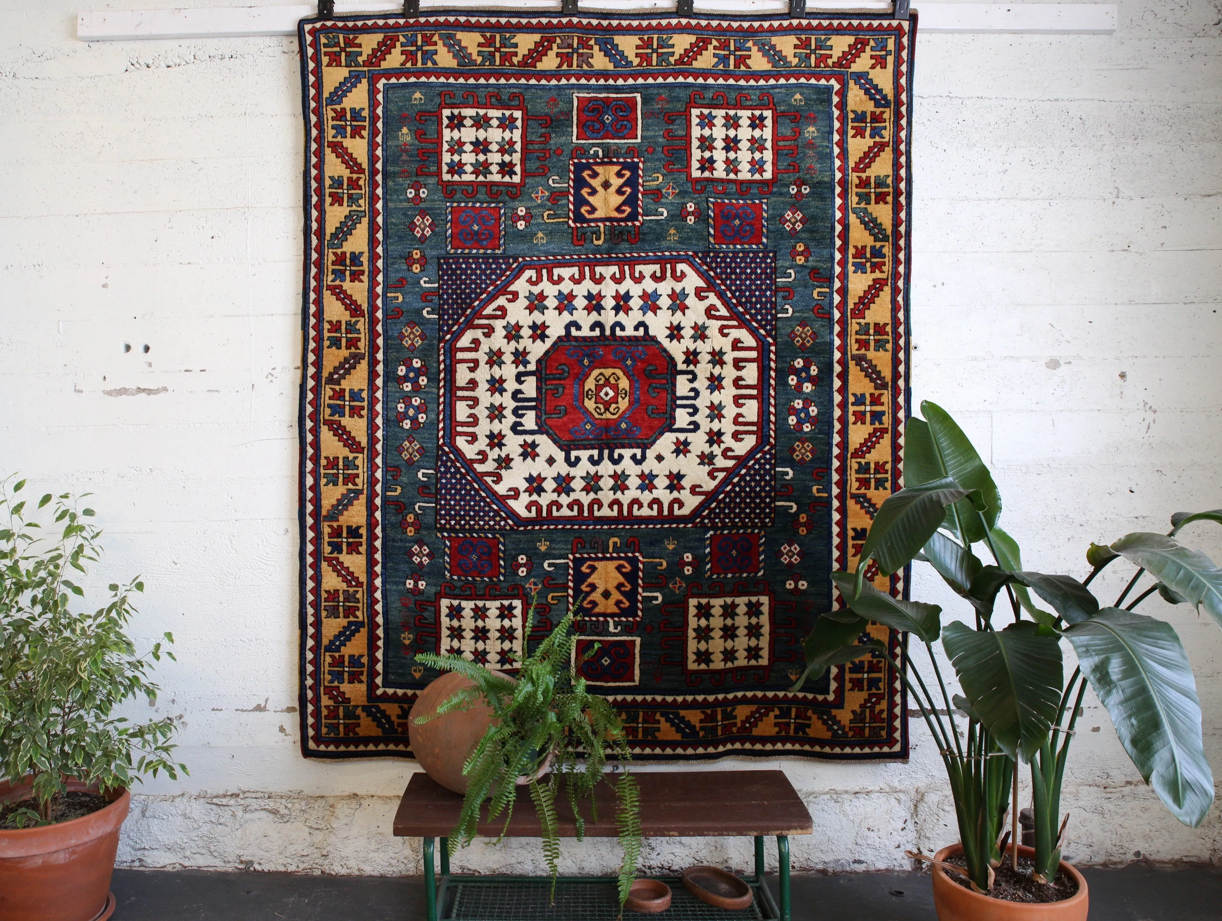 Vintage Kazak Karachov Rug