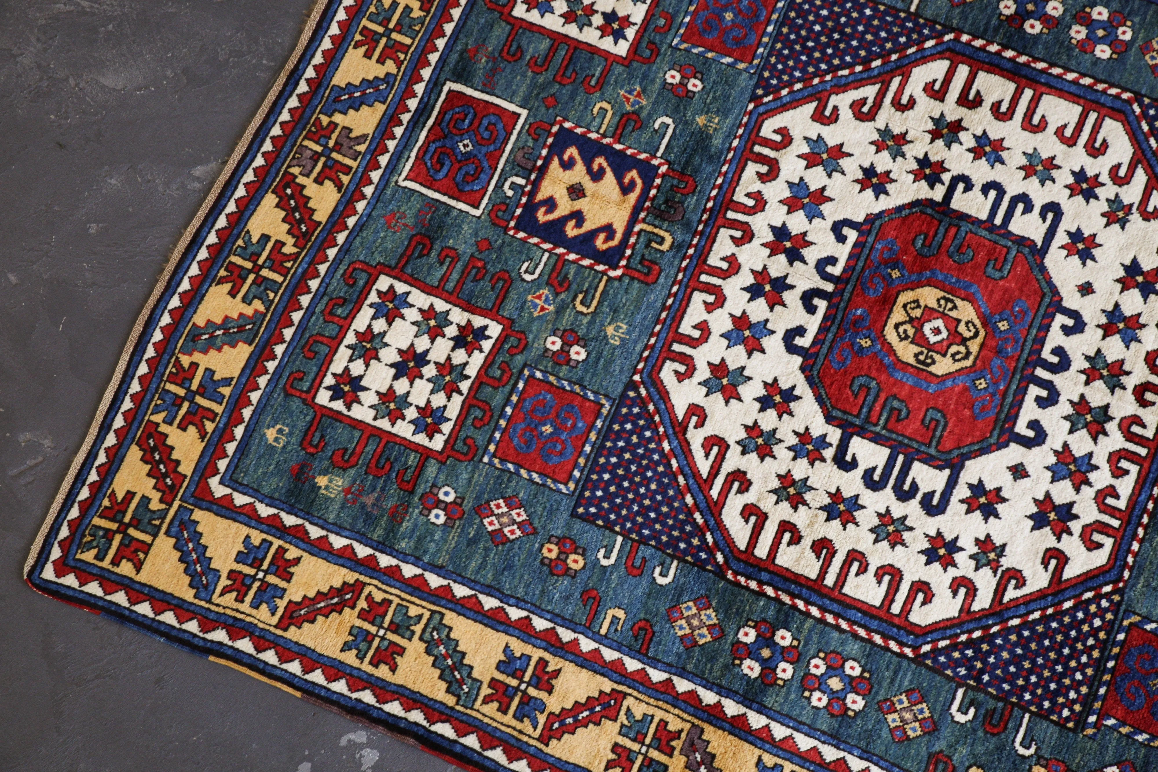 Vintage Kazak Karachov Rug