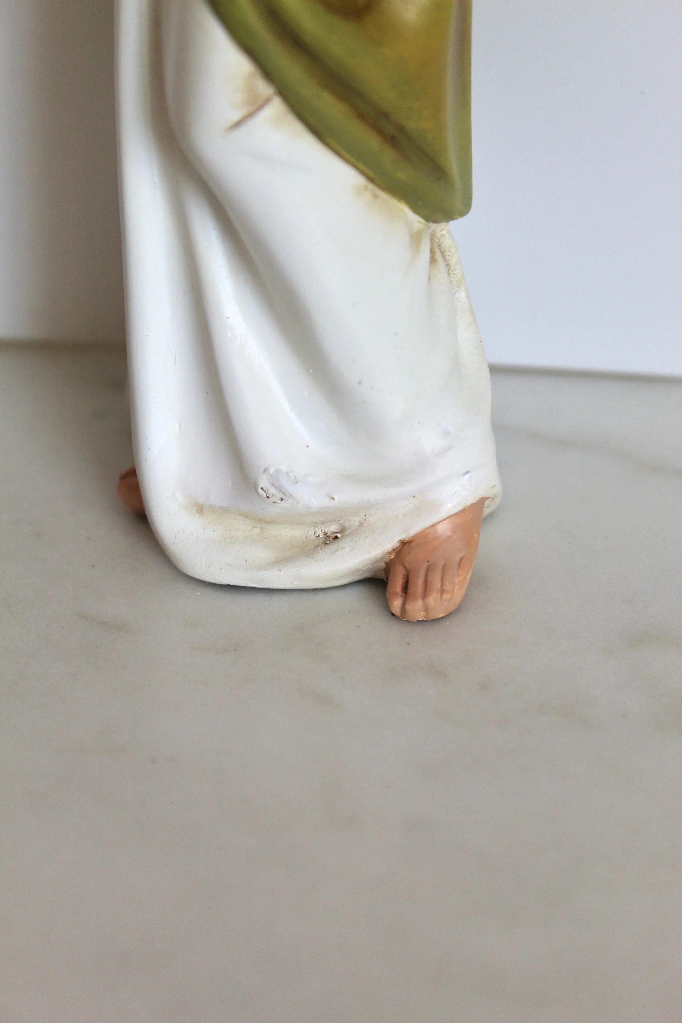 Virgin Mary Lamb Statue