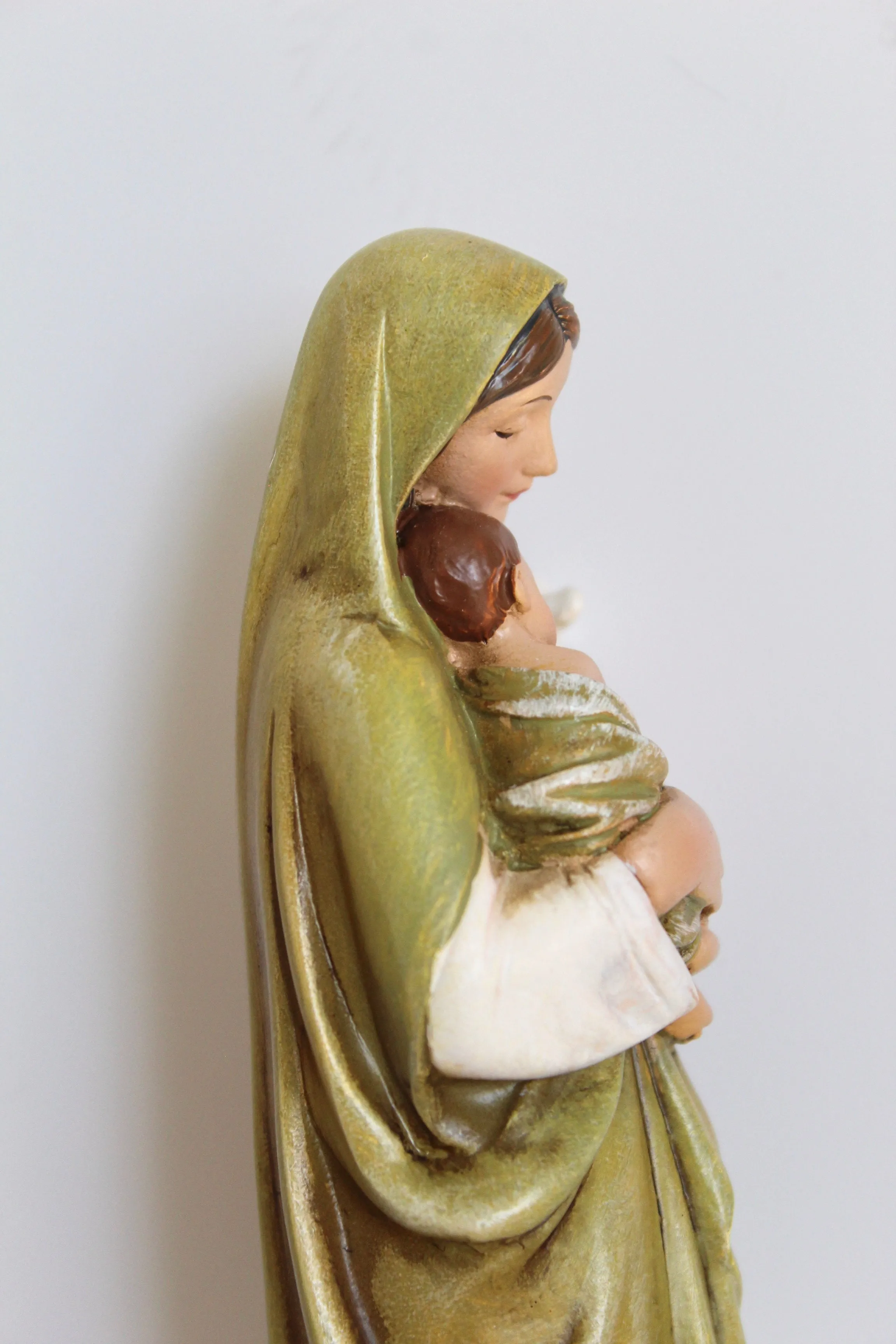 Virgin Mary Lamb Statue