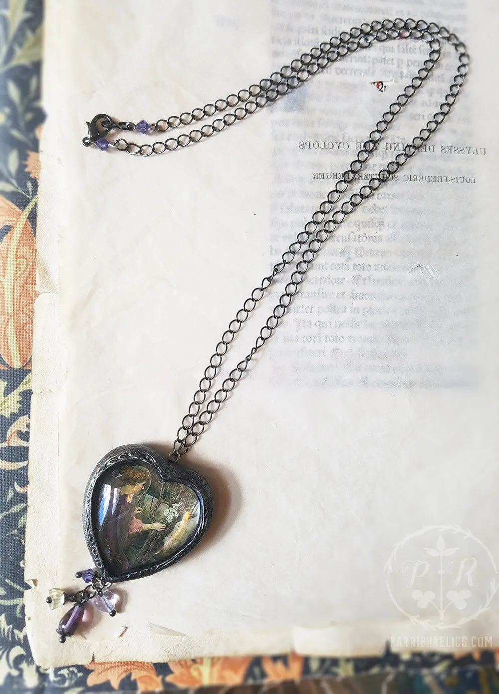 Waterhouse Angel Heart Pictorial Shrine Amulet