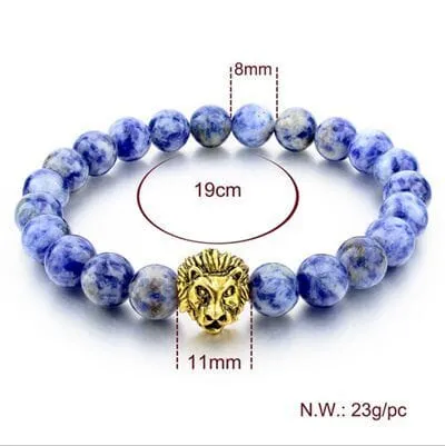 White Turquoise Buddhist Meditation Beads Bracelet